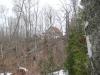 Lofty cabin perched high above the creek