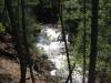 Swollen waters falling over Kukuck's Falls