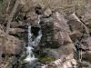 Small streams around the rocky blocks