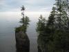 Lonely sea stack along the route