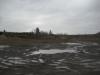 Spring wet forming puddles in the gravel pit