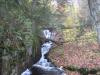 Looking back at the falls